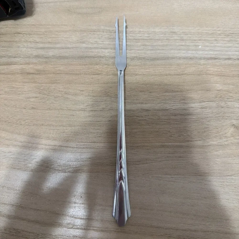 Vintage Ekco stainless steel pickle fork
